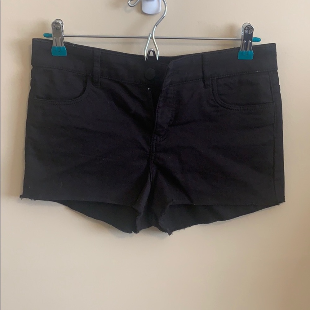 H&M Black Denim Shorts